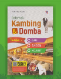 Image of Beternak kambing dan domba tanpa bau, angon, dan ngarit